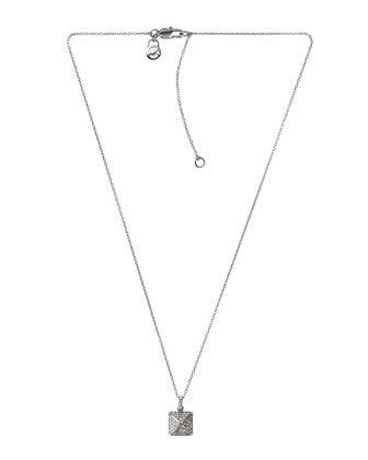 michael kors pave pyramid necklace|Precious Metal.